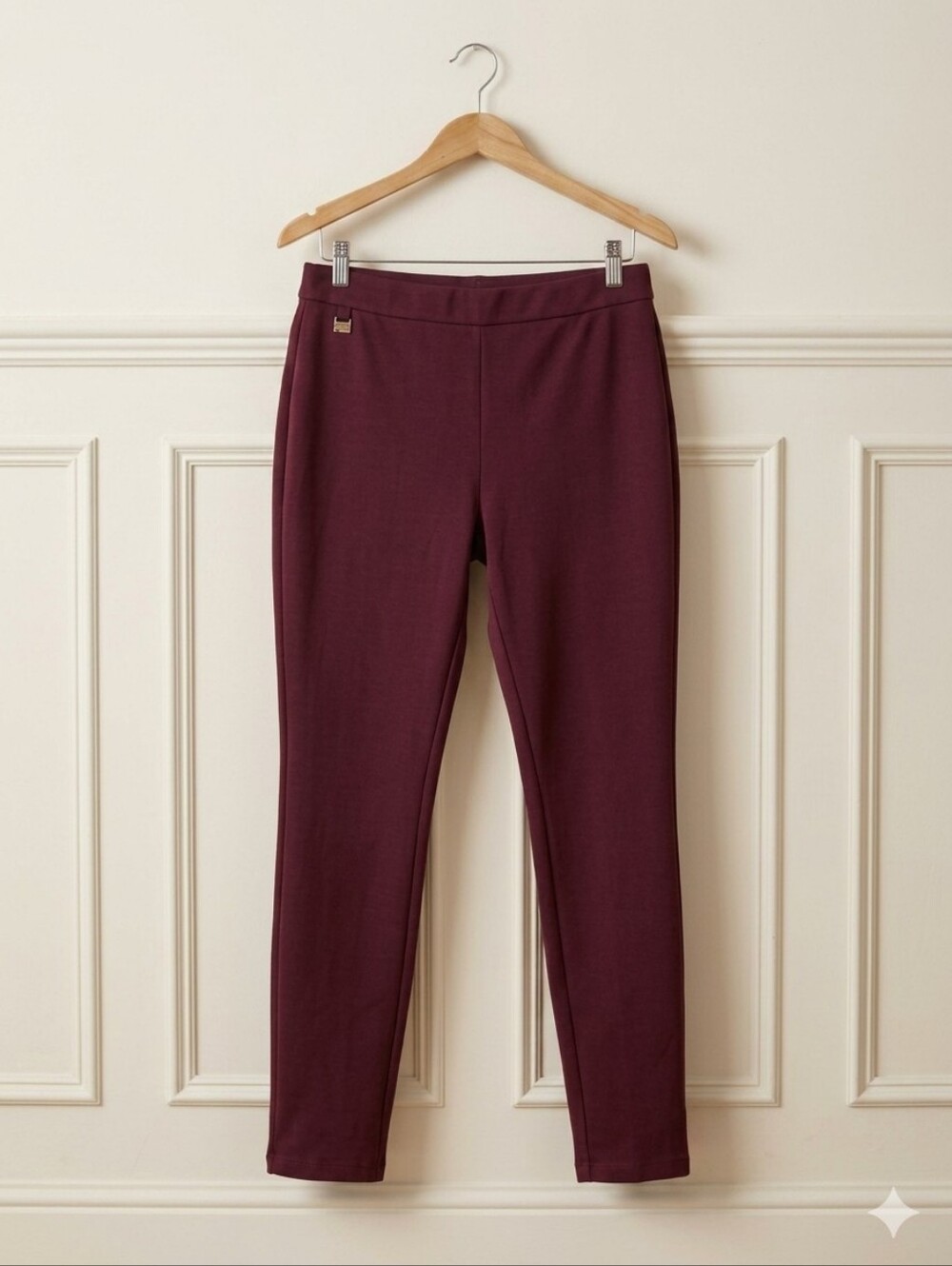 Zac & Rachel Pull on Ponte Ankle Pants Medium